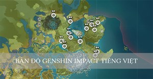 Cách sử dụng bản đồ, map Genshin Impact Tiếng Việt