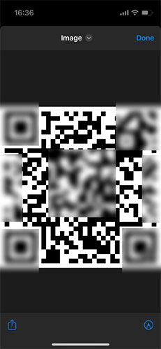 Chụp ảnh màn hình mã QR