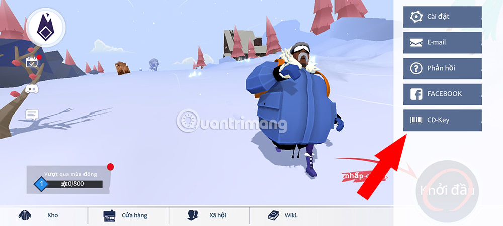 Hướng dẫn nhập code Project Winter Mobile