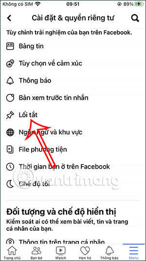 Facebook Shortcuts