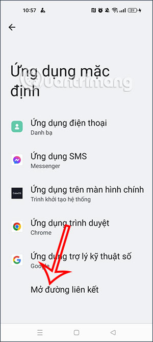 Ứng dụng mặc định