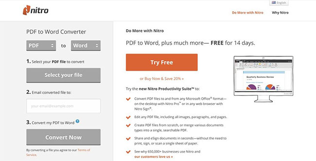 Nitro PDF to Word Converter
