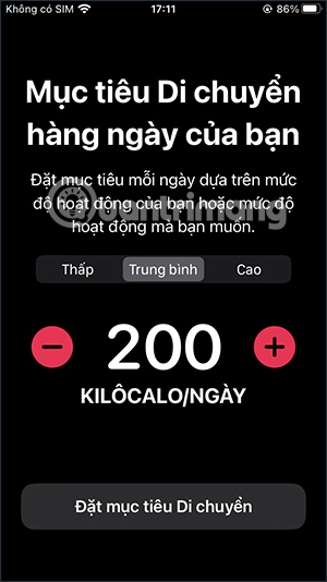 Chọn mục tiêu thực hiện