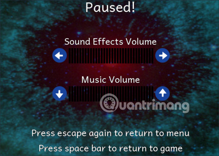 Điều chỉnh âm thanh trong Tux Typing