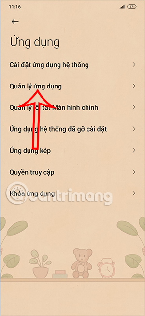 Quản lý ứng dụng trên điện thoại