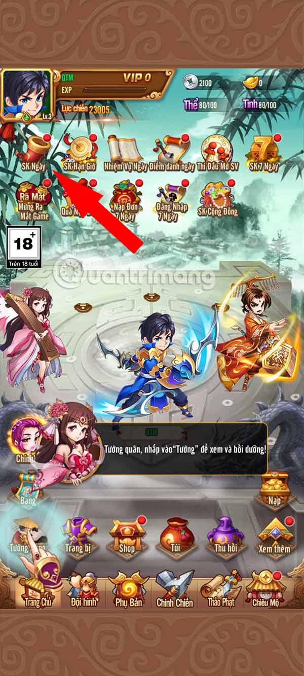 Hướng dẫn nhập code Thiếu Niên Vô Song