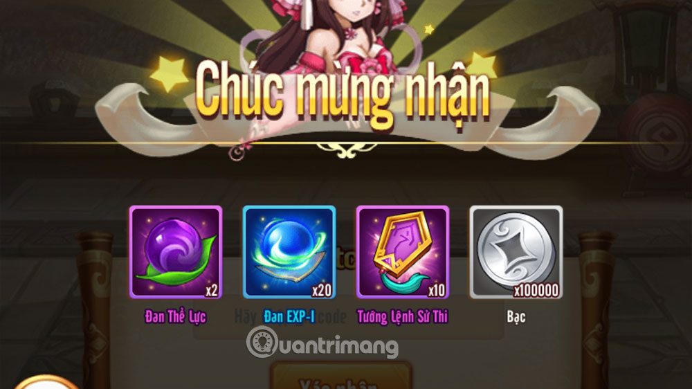 Hướng dẫn nhập code Thiếu Niên Vô Song