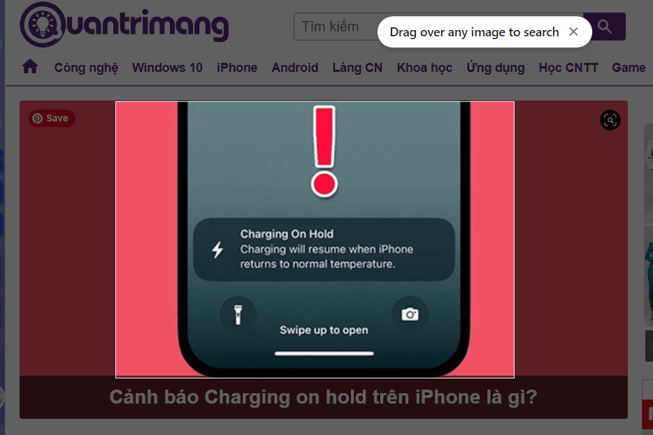 Khoanh vùng ảnh cần tìm kiếm với Google Lens