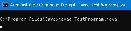  Biên dịch chương trình Java bằng lệnh javac 