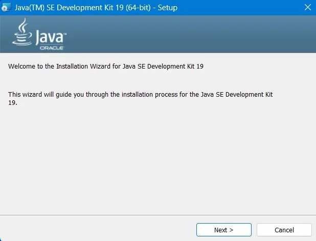 Trình hướng dẫn cài đặt Java cho Windows
