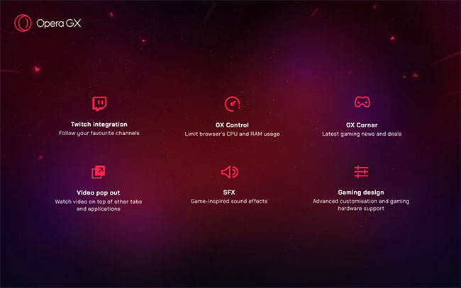 Nhiều tính năng dành cho chơi game