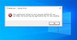 Cách sửa lỗi Gsdll32.dll Not Found