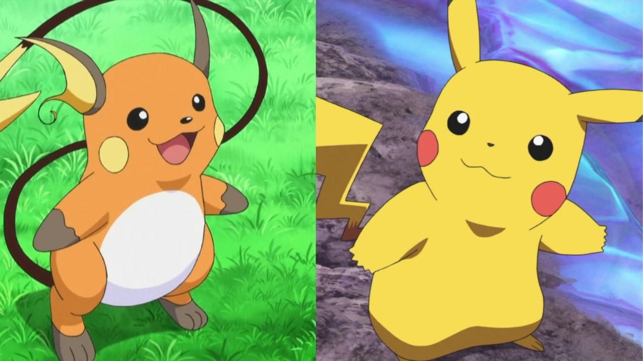 Raichu và Pikachu