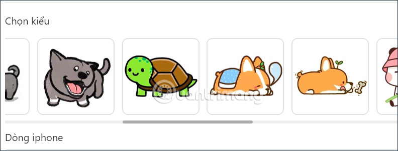 Chọn con vật hiện lên hình nền iPhone có sẵn