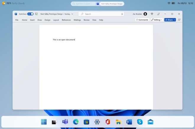 Microsoft bất ngờ để lộ một phần giao diện Windows 12