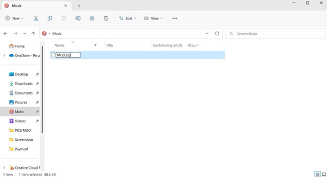Thay đổi phần mở rộng trong File Explorer