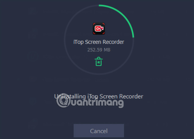 Gỡ phần mềm trên IObit Uninstaller