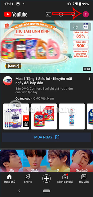 Tài khoản YouTube