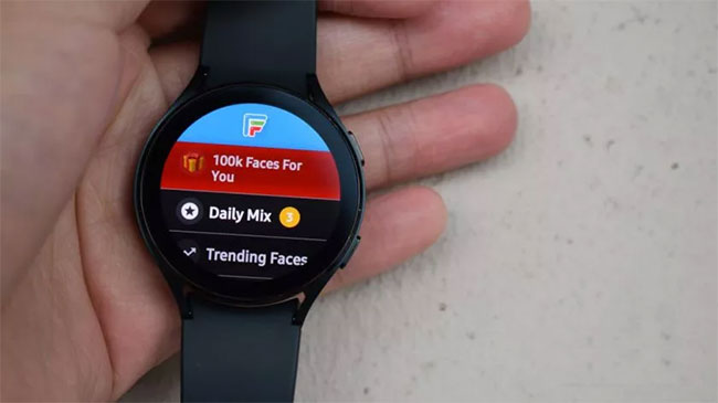 Ứng dụng Facer trên Samsung Galaxy Watch 5