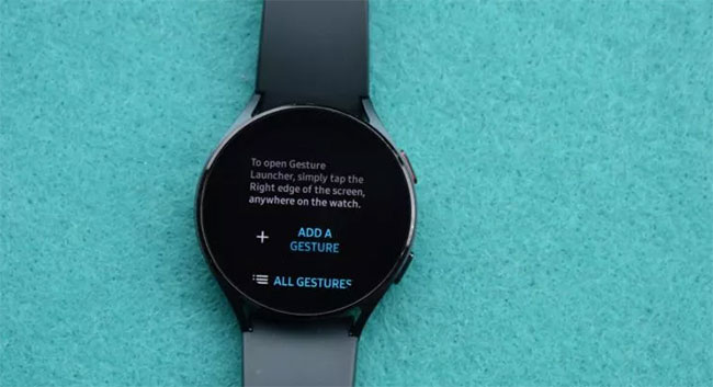 Ứng dụng Wear Gesture Launcher trên Samsung Galaxy Watch 5