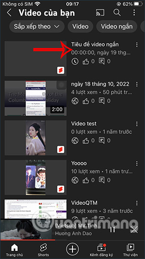 Video YouTube Shorts
