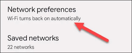 Chọn “Network Preferences”