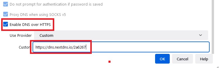 Install NextDNS on Firefox