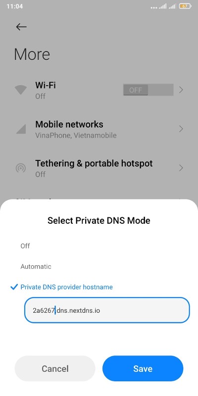 Install NextDNS on stock Android