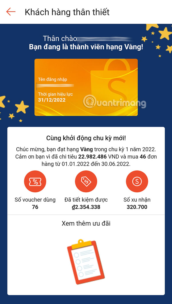 Bạn đã tiêu bao nhiêu trong nửa năm trên Shopee