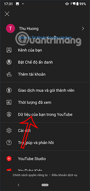 C ch ng n YouTube l u nh t k ho t ng QuanTriMang