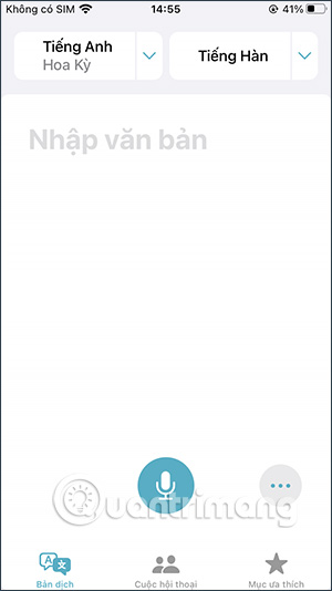 Giao diện Dịch thuật