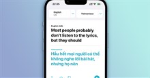 Cách dịch tiếng Anh sang tiếng Việt trên iPhone