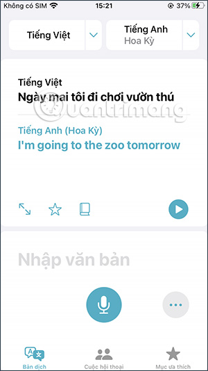 Kết quả dịch từ tiếng Việt