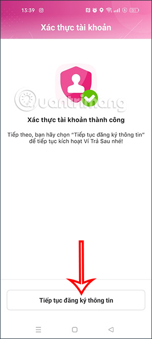 Xác thực thông tin cá nhân