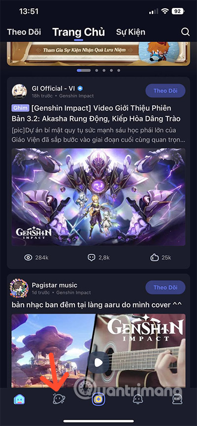 genshin impact diem danh