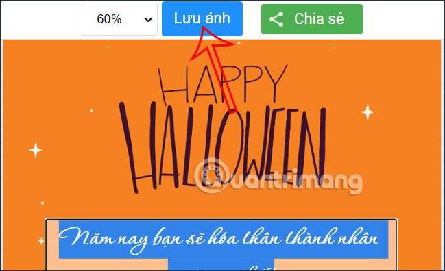 Lưu thiệp Halloween