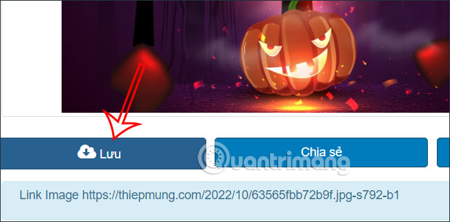 Lưu thiệp Halloween