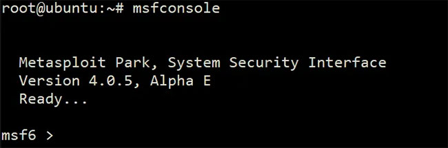 Console đã sẵn sàng để chấp nhận các lệnh