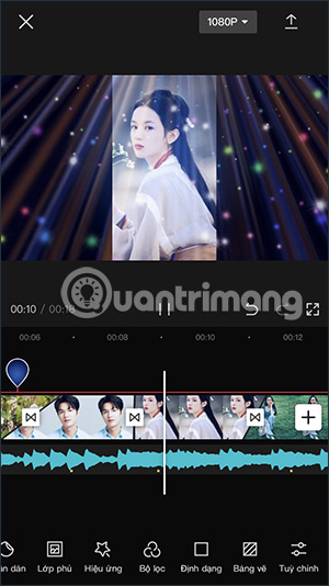 Video ảnh đập theo nhạc trên CapCut