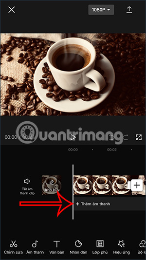 Thêm nhạc vào video