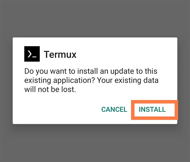 Install Termux