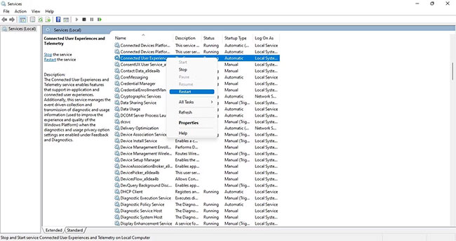 Refresh service Connected User Experiences and Telemetry
