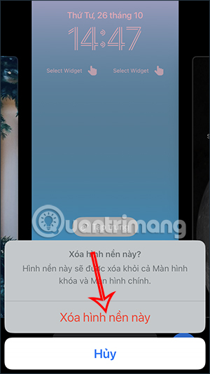 Cách xóa hình nền mùng khóa bên trên iPhone - QuanTriMang.com