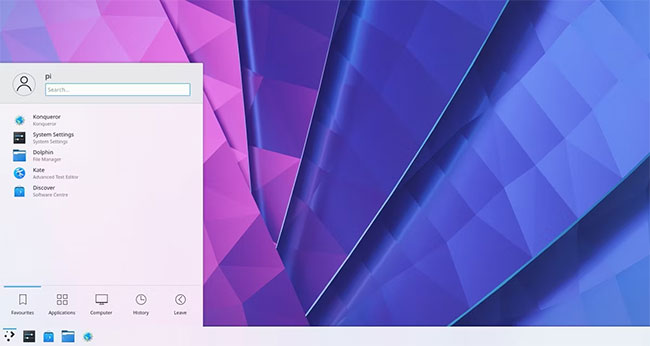 Desktop KDE Plasma trên Raspberry Pi