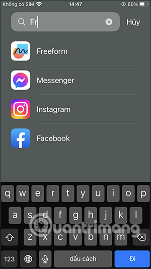Ứng dụng Freeform