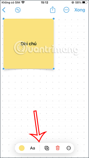 Chỉnh giao diện ghi chú iPhone