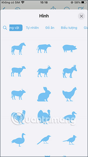 Cách kiểu hình thù trên Freeform