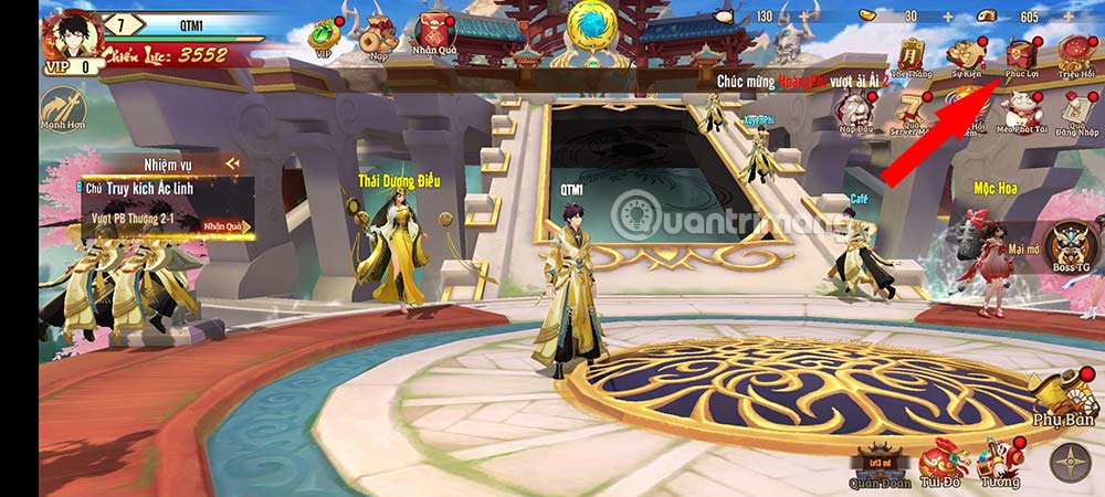 Cách nhập code Âm Dương Truyện Mobile