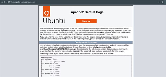 Sao chép Public IPv4 DNS