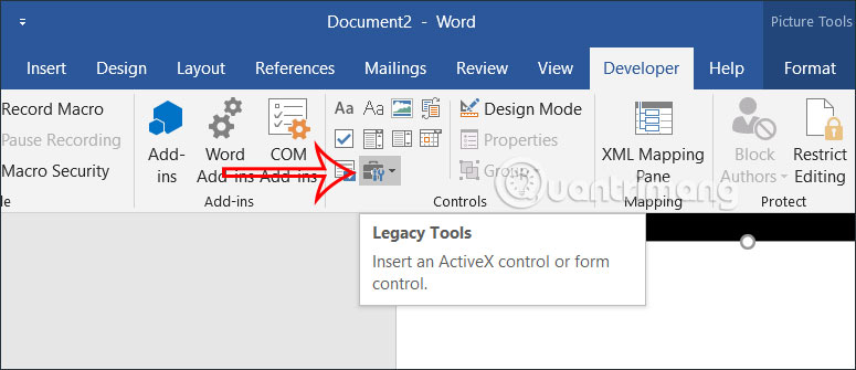 Legacy Tools trong Word